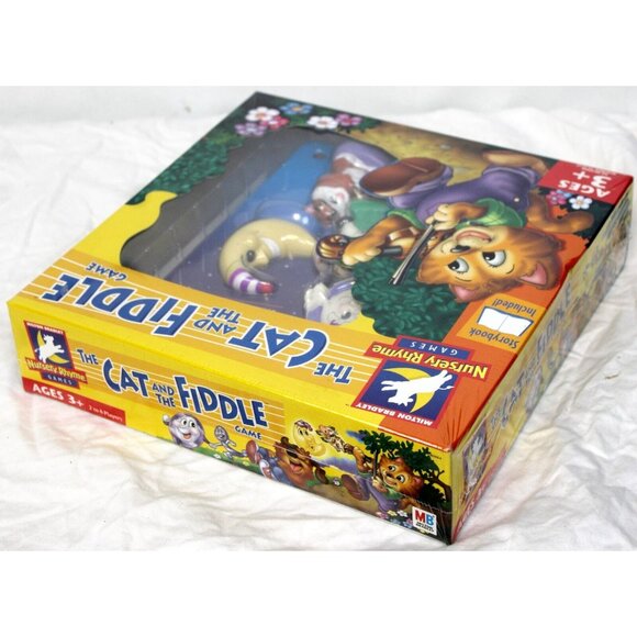 2003 NEW Cat and the Fiddle Game Storybook Nursery Rhyme Preschool Factory Seal - Picture 5 of 9